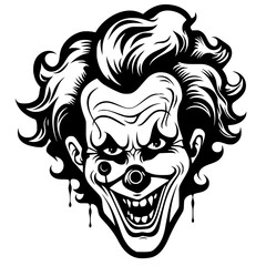 Scary Clown Vector