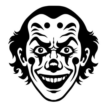 Scary Clown Vector