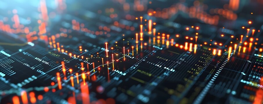 Create a scatter plot depicting a clear positive relationship between stock prices and trading volumes, with points clustering upwards, signaling growing market enthusiasm.