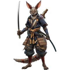 Obraz premium Anime Kangaroo Warrior 