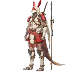 Obraz premium Anime Kangaroo Warrior 