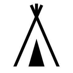 Teepee Icon - Outline © Angelo