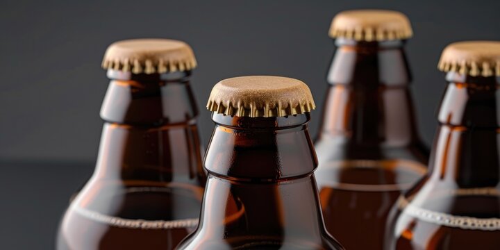Craftsmanship in a Cap Brown Beer Bottles Sealed with Bugel Plugs