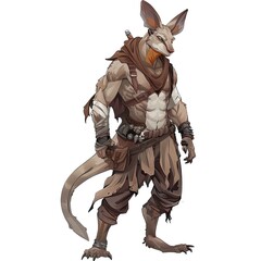 Fototapeta premium Anime Kangaroo Warrior 