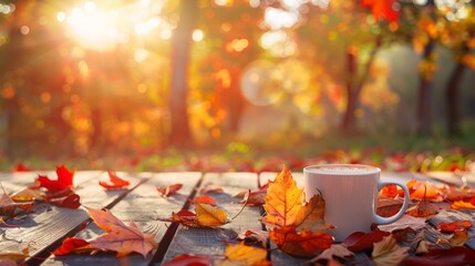Coffee in an park