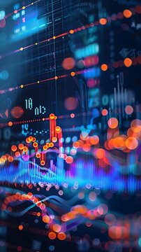 Scatter plot showing an evident positive trend between stock prices and trading volumes, with points rising towards the upper right, reflecting increased investor activity.