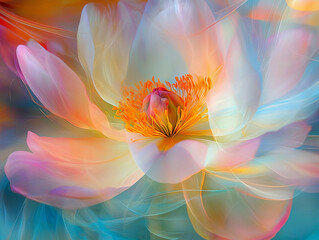 Fototapeta premium abstract background with flowers