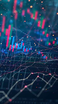 Scatter plot showing an evident positive trend between stock prices and trading volumes, with points rising towards the upper right, reflecting increased investor activity.
