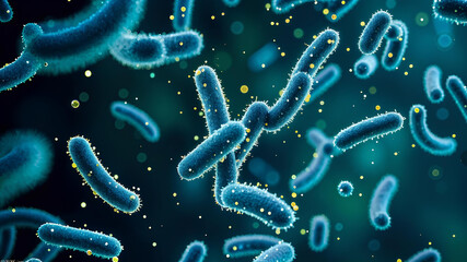 3d rendered illustration of bacteria