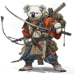 Anime Koala Warrior