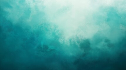 A serene abstract background featuring a soft, misty texture with varying shades of teal.