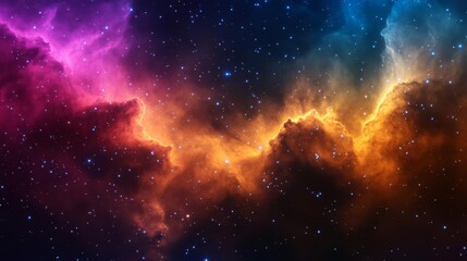 Obraz premium The Eagle Nebula with detailed cosmic dust patterns and vibrant star formations, nebula background, deep space imagery