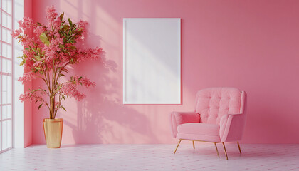 Colourful living room Glamorous Retro Interior Design style