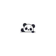 Cute panda thumbs up cartoon, vector illustration © Totostarkk9456