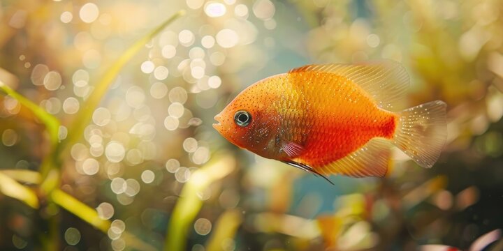Dwarf Red Honey Gourami Fish Colisa chuna