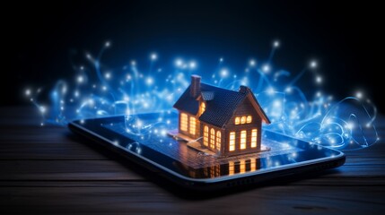 Efficiently manage smart home with digital control icons for enhanced automation