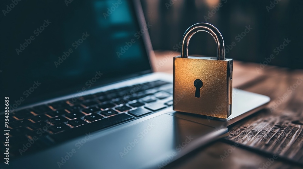 Poster computer security lock and payment
