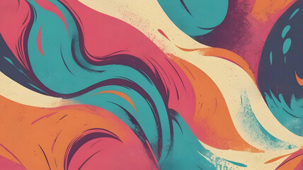 Rough texture background using 3 colors, blending smoothly yet distinctly, with visible gradients and variations.