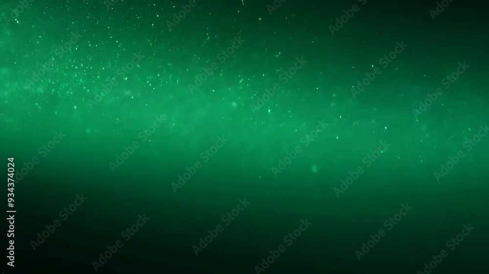 Poster animation of flare glow light effect on dark green background. glowing light exploding. shiny abstra