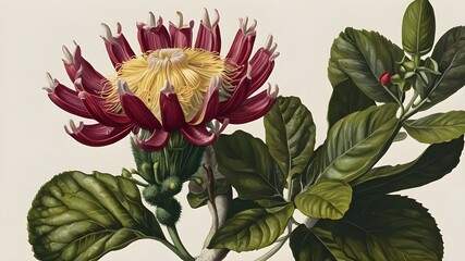 Caralluma Fimbriata Plant, Hand Drawn Botanical Vector, Medicinal Illustration





