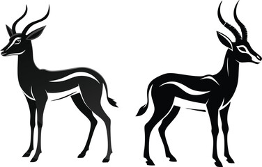 springbok vector art illustration vector illustration 