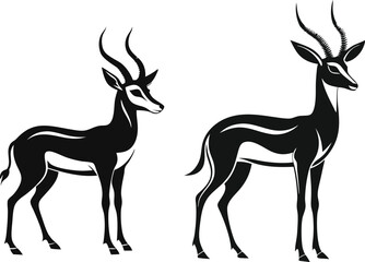 springbok vector art illustration vector illustration 