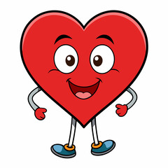 two hearts with a smile