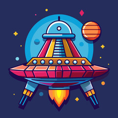 ufo in space