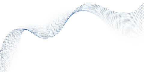 Technology abstract background with dot and particles vector illustration.