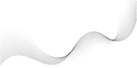 Technology abstract background with dot and particles vector illustration.