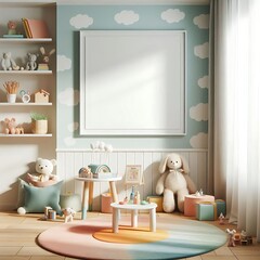 A Cozy Children's Room with Wooden Accents