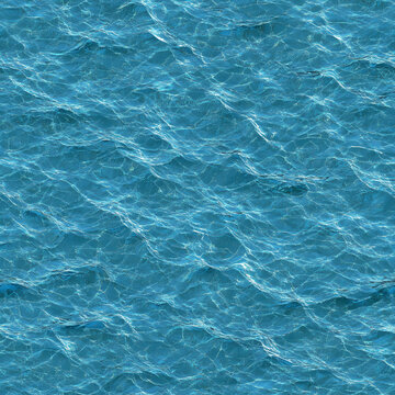 seamless water texture tile top view wavy sea ocean waves for surface mapping architecture game design 2d flat