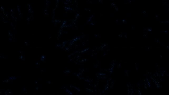 The screensaver is in the form of two symmetrical moving plumes of fire and a fireworks explosion. Abstract background for logo animation.