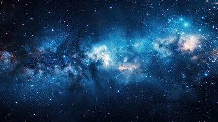 Fototapeta premium Cosmic Landscape - A Starry Night Sky