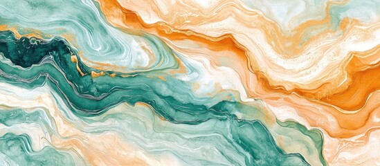 Watercolor illustration featuring a stunning natural luxury aesthetic Marbleized effect reminiscent of ancient drawing techniques The style blends marbled swirls and agate ripples for an opulent ap