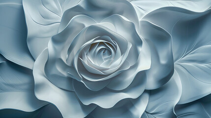 Naklejka premium White Flower decoration background