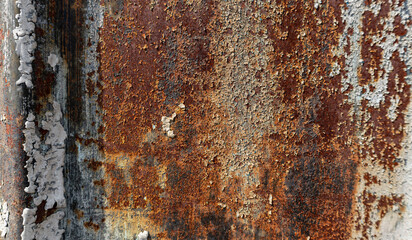 Rusted Metal Texture Close-up