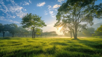 Free good morning scene wallpaper background photo