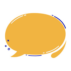 Dialog bubble speech