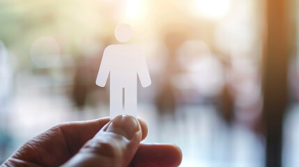 Office worker concept, unique sticker, illustration, simple. stock image, hd quality, natural look, 