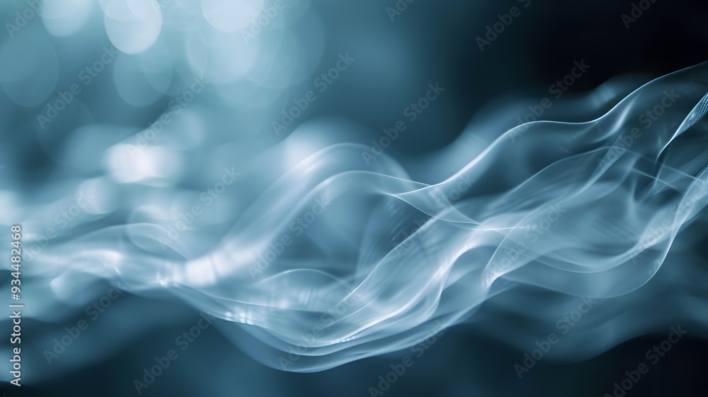 Poster abstract background appearing as a blurred macroscopic shot within a minimalistic frame ai generated