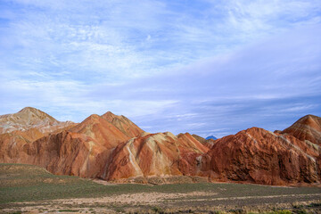 Rainbow Mountains in China