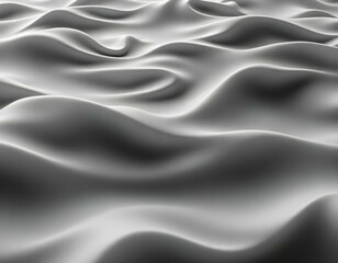 Fototapeta premium monochrome background with soft waves that create a sense of depth create with ai