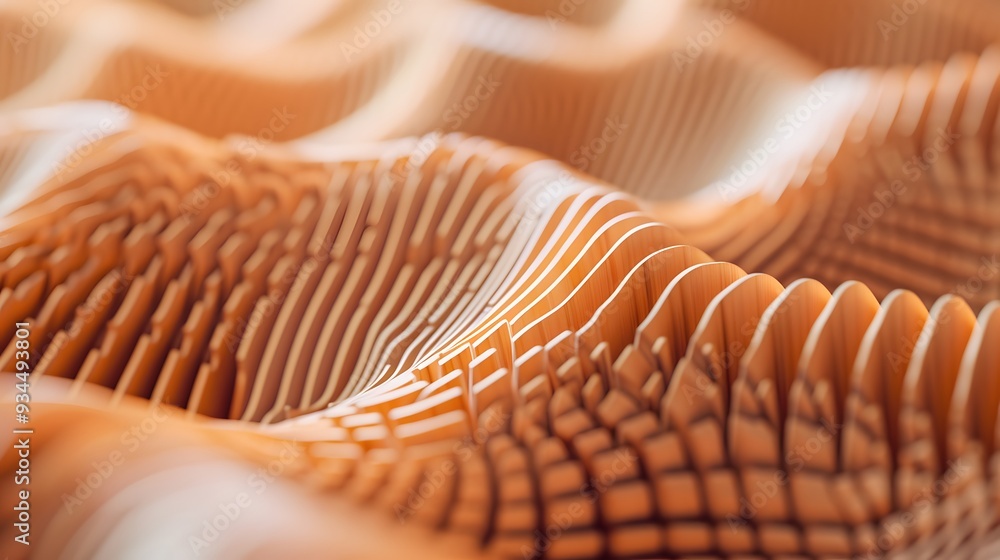 Poster abstract macro-scale textures in minimalist design ai generated illustration