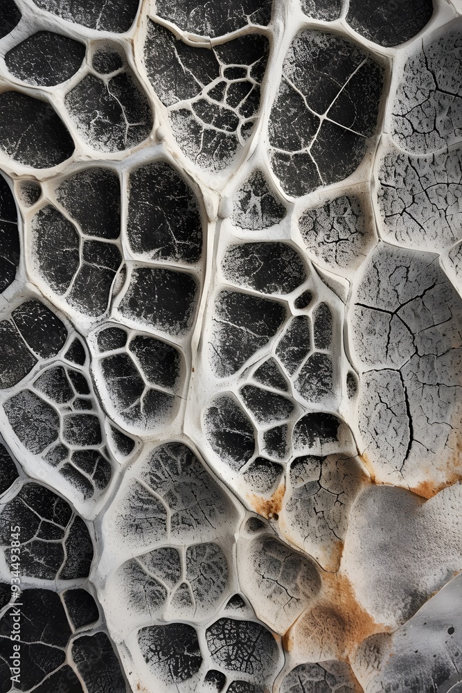 Poster abstract macro-scale textures in minimalist design ai generated illustration