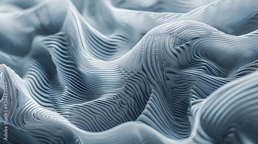 Poster abstract macro-scale textures in minimalist design ai generated illustration
