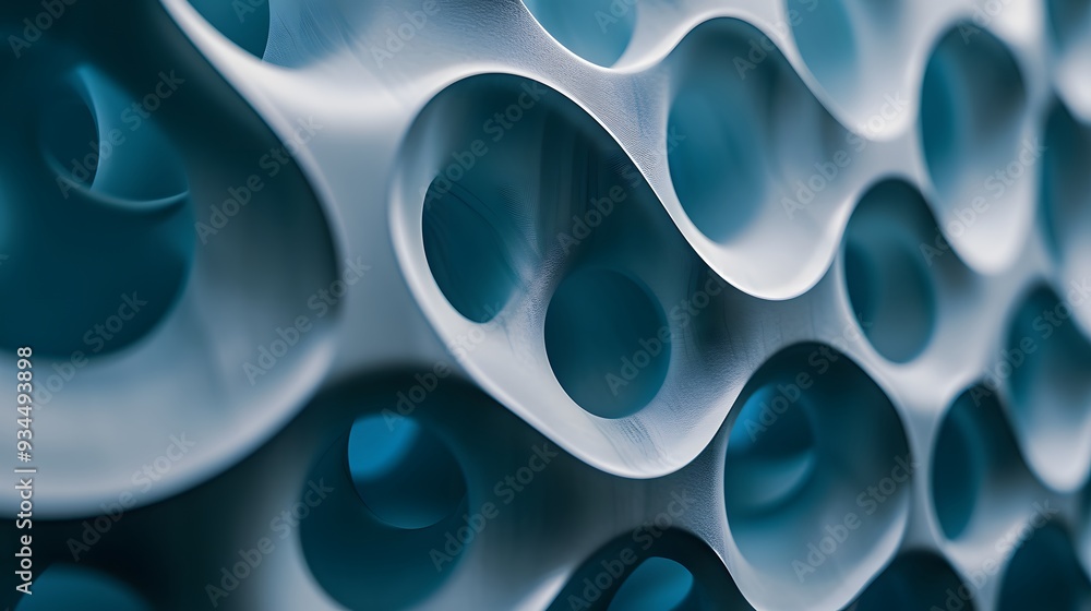 Poster abstract macro-scale textures in minimalist design ai generated illustration