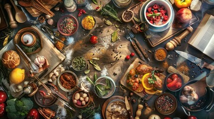 Delicious Thanksgiving Feast Collage