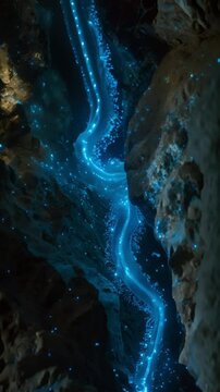 Mysterious Glowworm Cave 