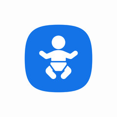 child baby kid icon sign